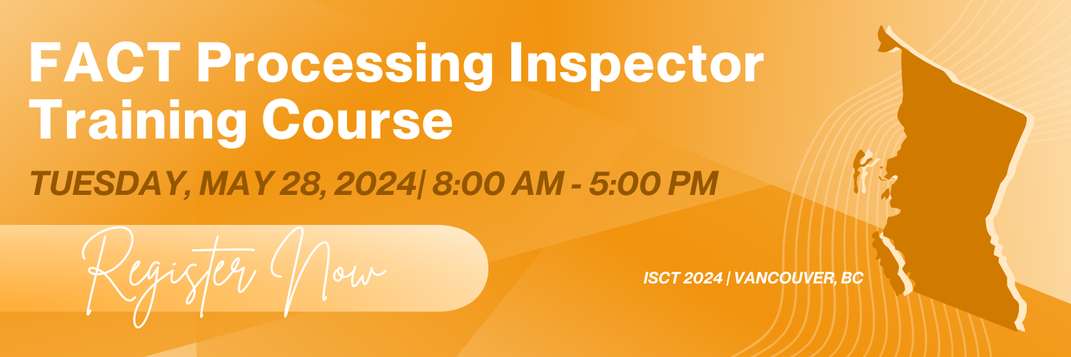 2024 Inspector Training @ ISCT Vancouver FACILITATOR ONLY REGISTRATION